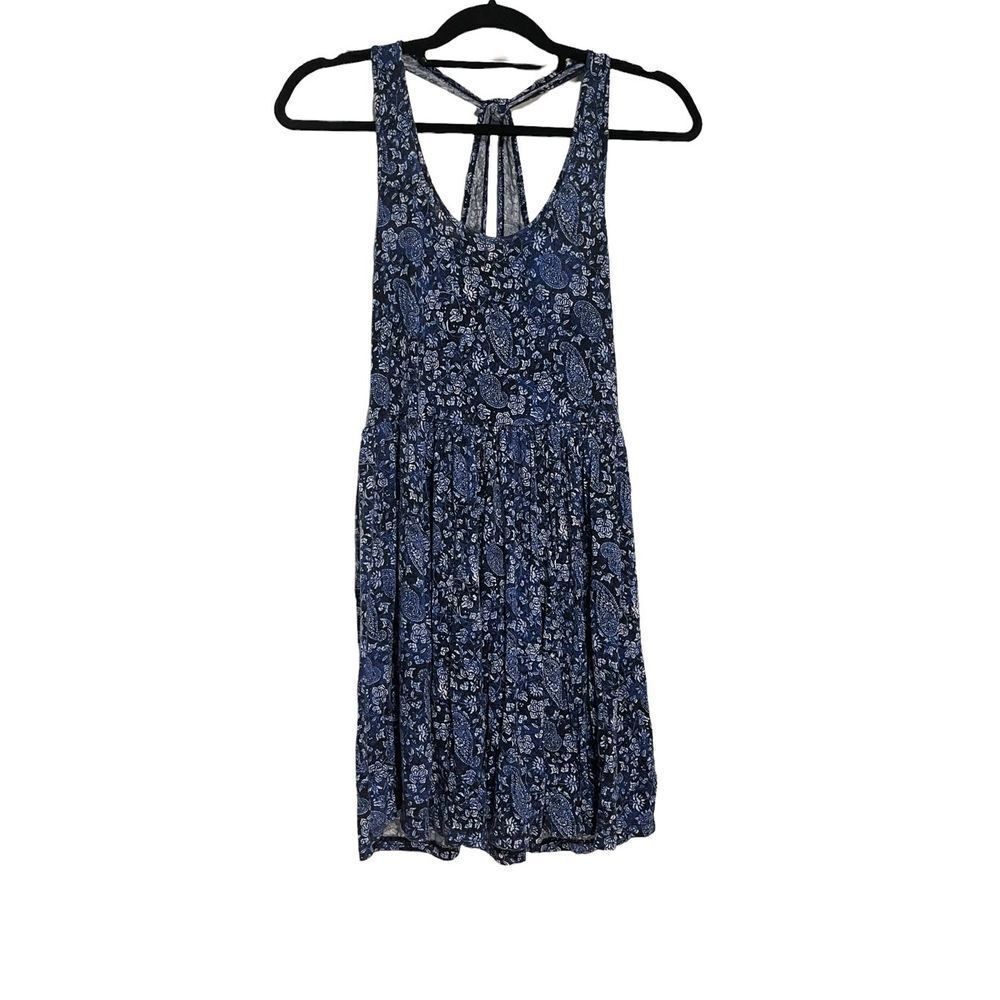 FOREVER 21 WOMEN’S TANK RACERBACK FLORAL/PAISLEY PRINT DRESS M